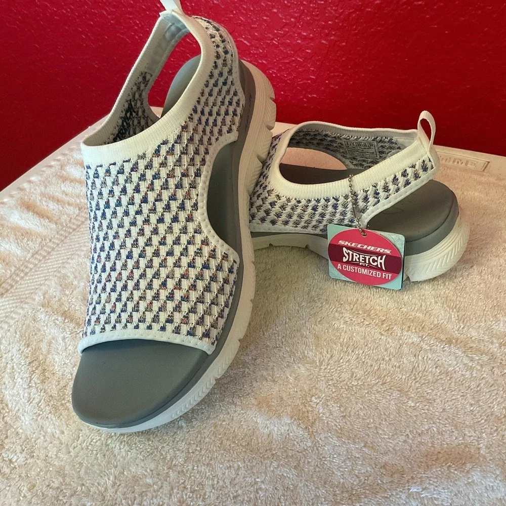 Skechers Cali Yoga Foam Sandals Size 9 - Picture 6 of 7